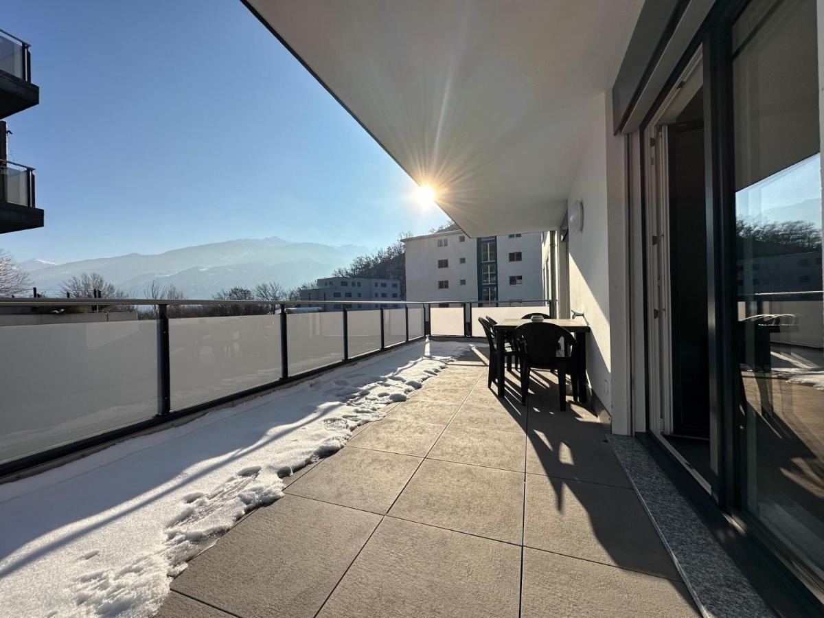 Ferienwohnung Aux Bons Matins De Gege Grimisuat Exterior foto