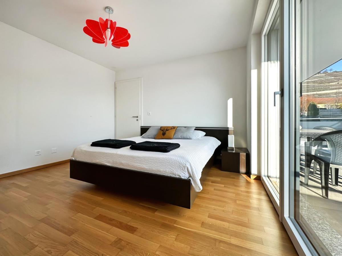 Ferienwohnung Aux Bons Matins De Gege Grimisuat Exterior foto